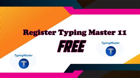 How to Register or Activate Typing Master 11 Free.
